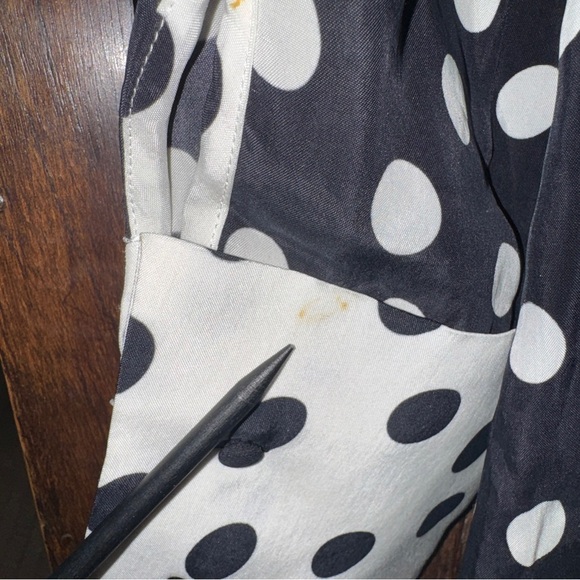 Alice + Olivia Larissa Polka Dot Shirt Dress – Size 2 (See Notes for Condition) - Picture 7 of 7